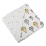 Hot Air Balloon and Northern Star Bamboo Muslin Newcastle Blanket - Image 2