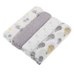 Traveler Bamboo Muslin Swaddle 4PK - Image 3