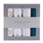 Forest Friends Cotton Muslin Swaddle 4PK