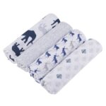 In the Wild Cotton Muslin Swaddle 4PK - Image 3