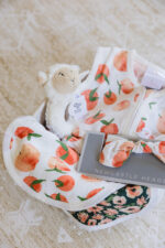 Welcome Baby Girl - Peaches & Lamb Gift Basket - Image 2