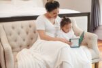 Pristine White Oversized King Luxury Bamboo Muslin Bed Blanket - Image 3