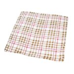 Teddy Bear and Plaid Cotton Muslin Newcastle Blanket - Image 4