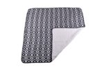 Moroccan Blue Cotton Muslin Newcastle Blanket - Image 2
