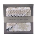 Pyramid And Boho Fields Cotton Muslin Newcastle Blanket