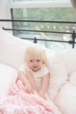 Pink Deer and Primrose Pink Plaid Cotton Muslin Newcastle Blanket - Image 5