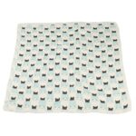 Peek-A-Boo Cats and White Bamboo Muslin Newcastle Blanket - Image 3