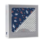 Serenity and Finley Stripe Bamboo Muslin Newcastle Blanket - Image 2