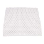 Powder Pink Bunnies and Periwinkle Diamond Polka Dot Bamboo Newcastle Blanket - Image 5