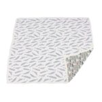 Blue Shadow Whales and Marina Sailboats Bamboo Newcastle Blanket - Image 4