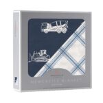 Things That Go and Buffalo Check Plaid Newcastle Blanket - Image 2
