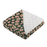 Canyon Sunset Flowers and White Polka Dot Newcastle Blanket - Image 3
