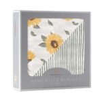 Sunflower Farm and Sage Green Stripe Newcastle Blanket - Image 2