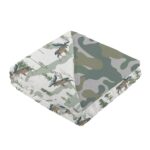Mountain Moose and Hunter's Camo Newcastle Blanket - Image 3