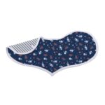 Blooms Floral Bamboo Heart Bib 2PK - Image 2