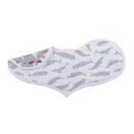 Ocean Tides Bamboo Burp Cloth/Heart Bib 2PK - Image 4