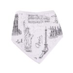 London, Paris, New York Bandana Bib - Set of 3 - Image 3