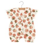 Carnelian Peaches Bamboo Newcastle Mini Romper