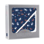 Serenity Floral Bamboo Hooded Towel and Washcloth Set - Image 4