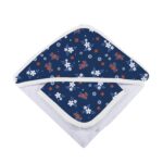 Serenity Floral Bamboo Hooded Towel and Washcloth Set - Image 5