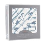 Ocean Palm Trees Bamboo Hooded Towel and Washcloth Set - Image 5