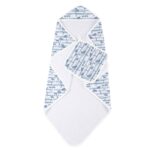 Ocean Palm Trees Bamboo Hooded Towel and Washcloth Set - Image 2