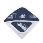 Things That Go Hooded Towel and Washcloth Set - Image 5