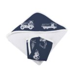 Things That Go Hooded Towel and Washcloth Set - Image 4