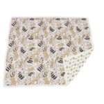 Hungry Giraffe and Animal Print Bamboo Muslin Newcastle Blanket - Image 2
