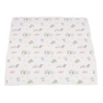 Turtles and Water Lily Bamboo Muslin Newcastle Blanket - Image 5