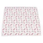 Playful Kitty and Candy Stripe Bamboo Muslin Newcastle Blanket - Image 4