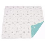 Corgi and Dandelion Seeds Bamboo Muslin Newcastle Blanket - Image 3