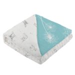 Corgi and Dandelion Seeds Bamboo Muslin Newcastle Blanket - Image 2