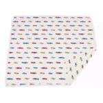 Vintage Muscle Cars and Motorcycles Bamboo Muslin Newcastle Blanket - Image 3