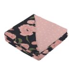 Peonies and Pearl Polka Dot Newcastle Blanket - Image 5