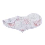 Under The Sea Bamboo Heart Bib 2PK - Image 4