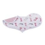 Dandelions Bamboo Heart Bib 2PK - Image 2