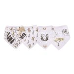 On The Savannah Bamboo Bandana Bibs 4PK - Image 2