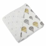 Hot Air Balloon and Northern Star Bamboo Muslin Newcastle Blanket - Image 2