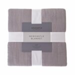 Newcastle Grey Oversized Queen Bamboo Bed Blanket